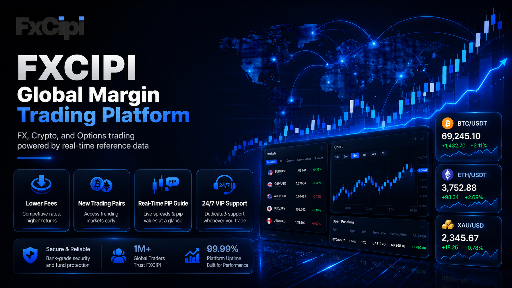 FXCIPI Global Margin Trading Platform main visual